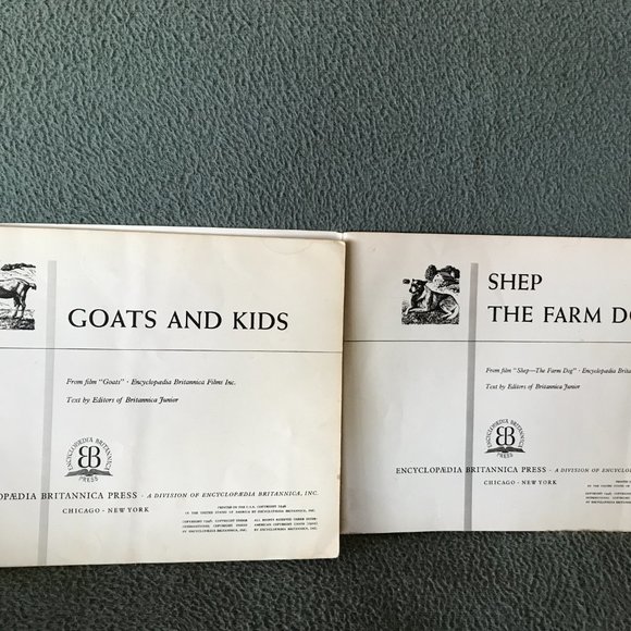 8 Vintage 1946-7 Encyc Brit. Picture stories: books 1-3, 5, 7, 12 / True Nat. - Picture 4 of 5